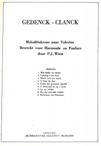 Gedenck - Clanck