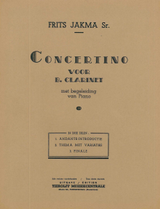 Concertino (I), Klarinet & Piano