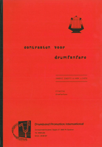 Contrasten Voor Drumfanfare