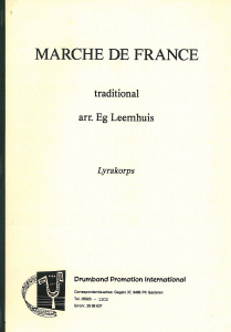 Marche de France, Lyrakorps