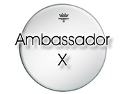 Remo 13" Ambassador X ruw wit tom/snarevel AX-0113-00