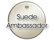 Remo 10" Suede Ambassador tom/ snarevel BA-0810-00