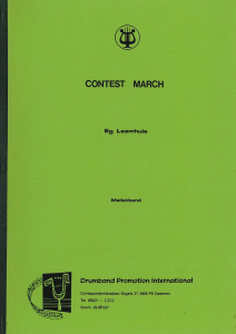 Contest March, Malletband