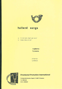 Holland Songs