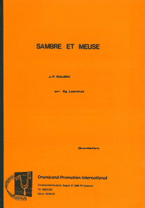 Sambre Et Meuse, Drumfanfare