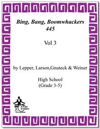 Bing, Bang, Boomwhackers!, vol. 3, incl. cd