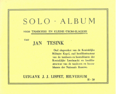 Solo - Album Voor Tamboers En Kleine-Trom-Slagers