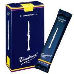 10 Vandoren anches de clarinette Sib Traditionnel nr.3½
