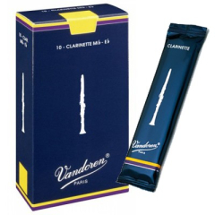 10 Vandoren anches de clarinette Mib Traditionnel nr.1½