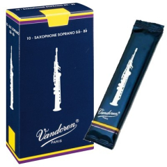 10 Vandoren Sopransaxophon Blätter Traditionell nr.3½
