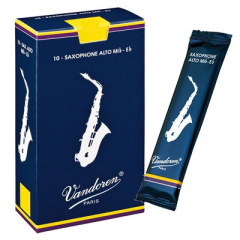 10 Vandoren alto saxophone reeds Traditional nr.2