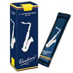 5 Vandoren tenor saxophone reeds Traditional nr.1