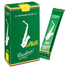 10 Vandoren alto saxophone reeds Java nr.3½