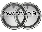 Remo 20" Powerstroke Pro Ebony bassdrumvel PR-1420-00