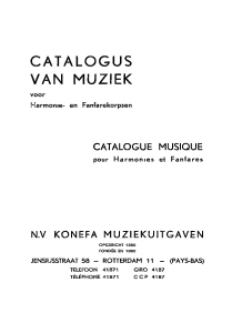 Konefa Musique Catalogue